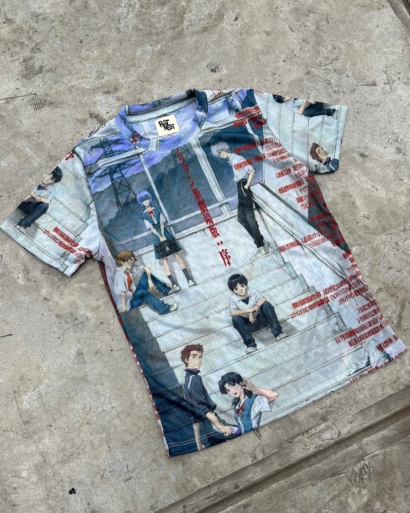 Evangelion School Mesh Tee