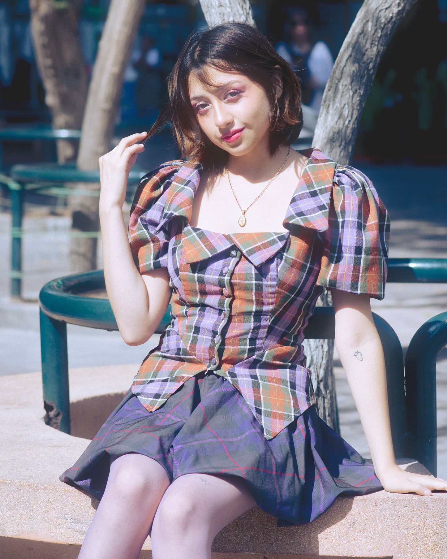 Tartan Blouse 01