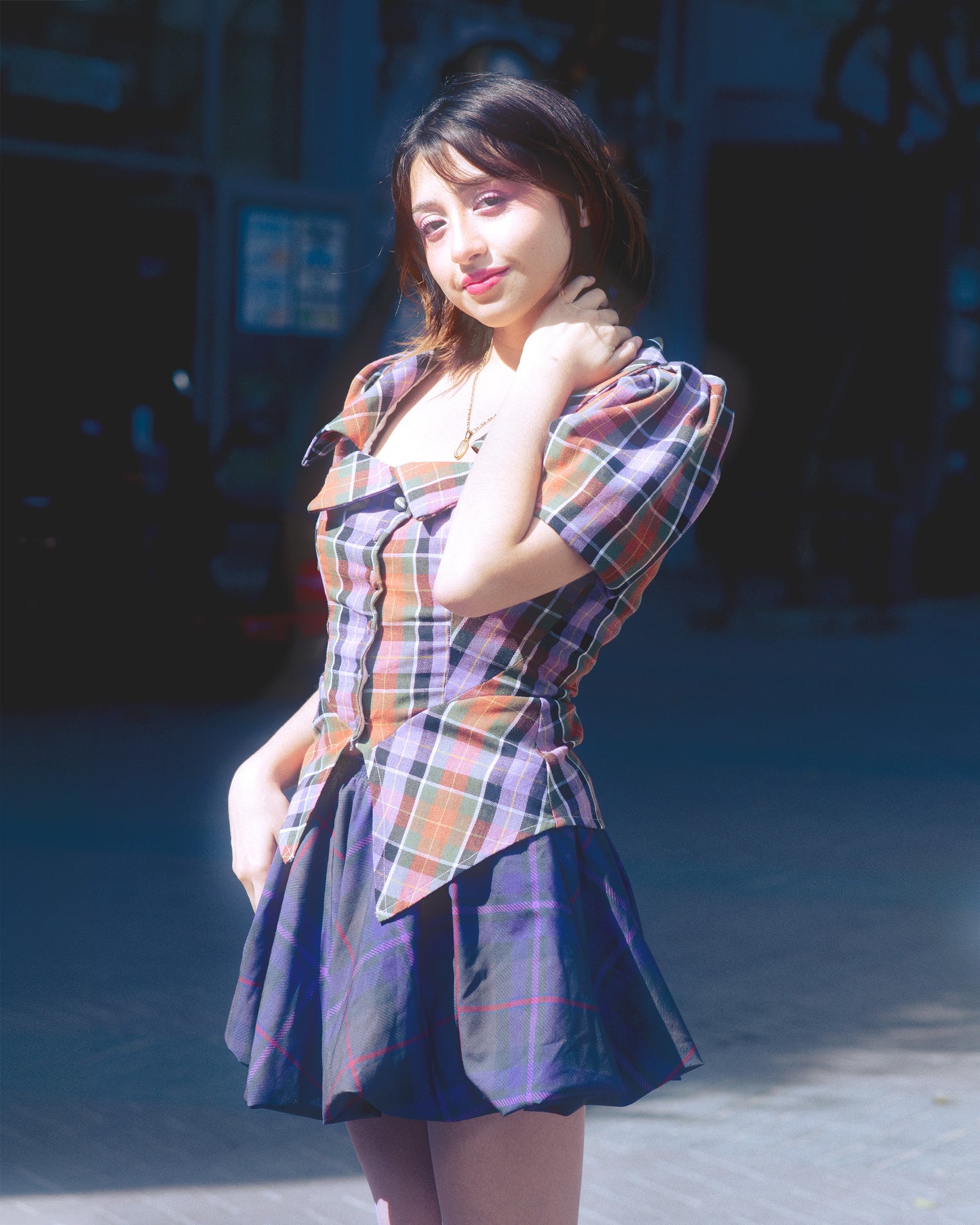 Tartan Blouse 01
