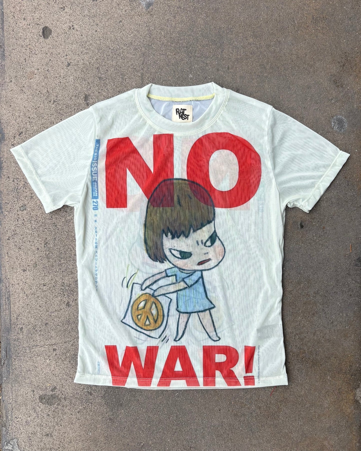 Yoshitomo "No War" Mesh Tee