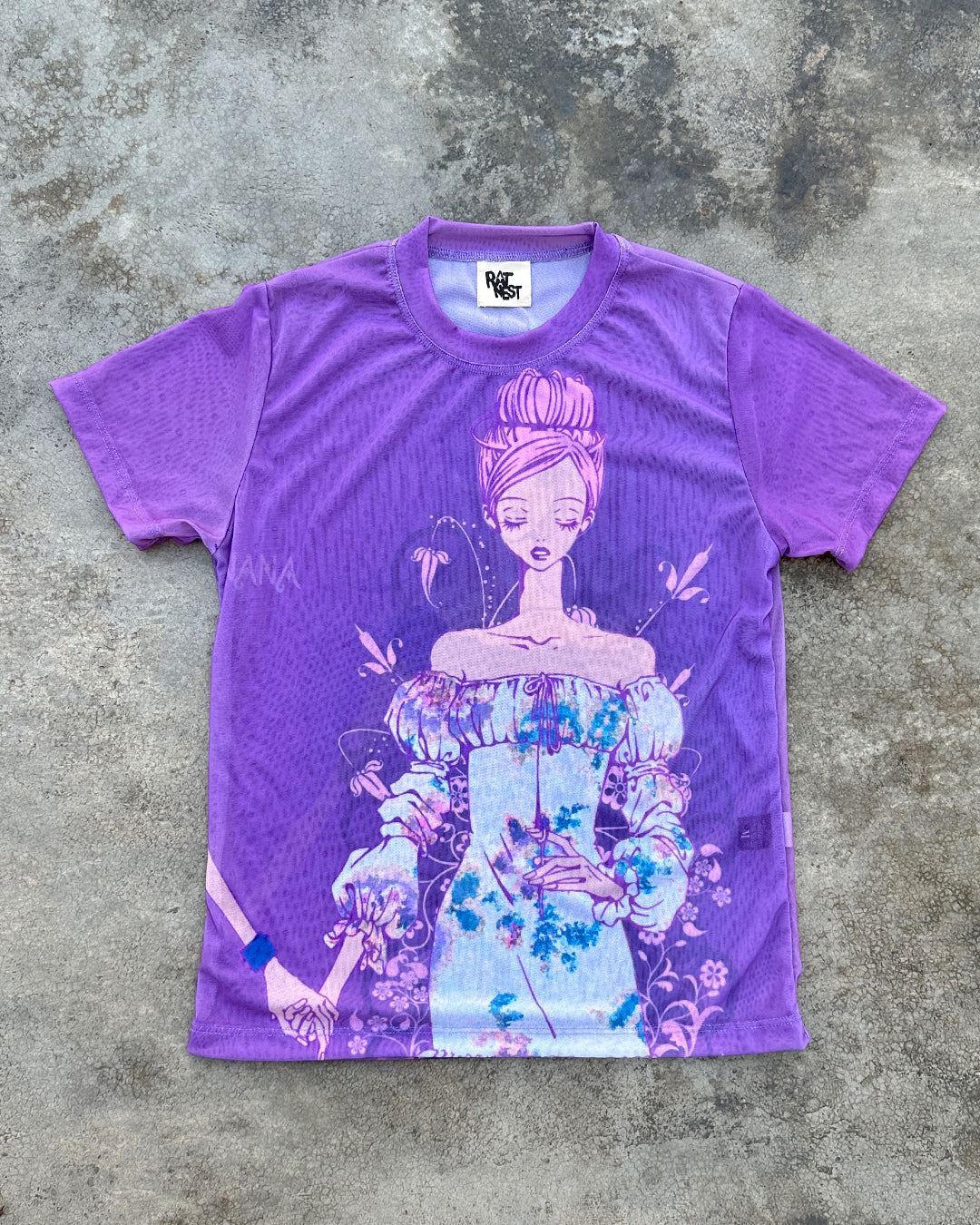 Mesh Tee Nana Pink