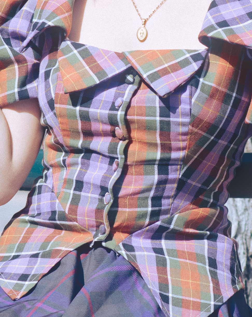 Tartan Blouse 01