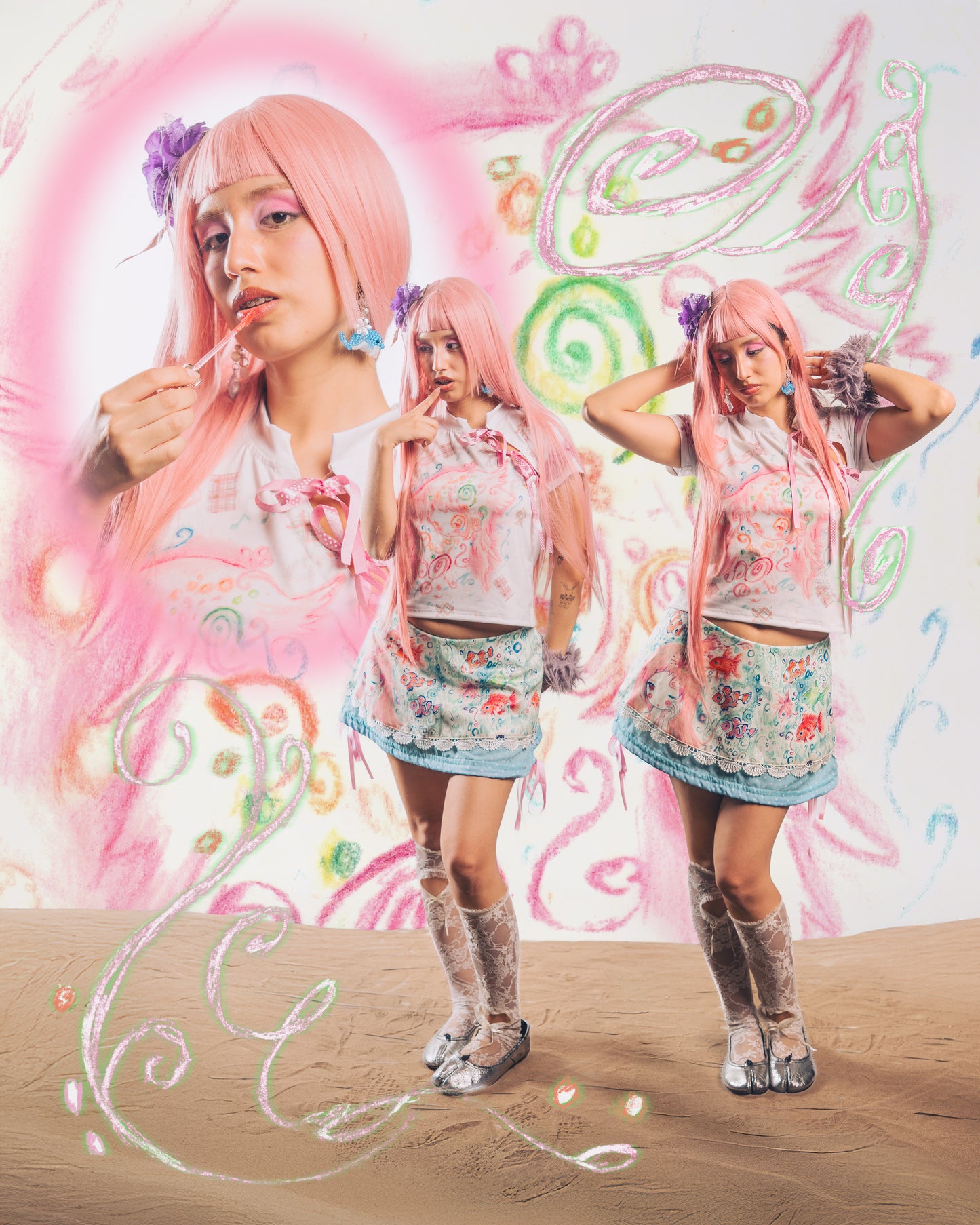 Spiral Wings Tee