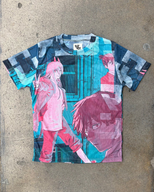 Chainsaw Man Mesh Tee